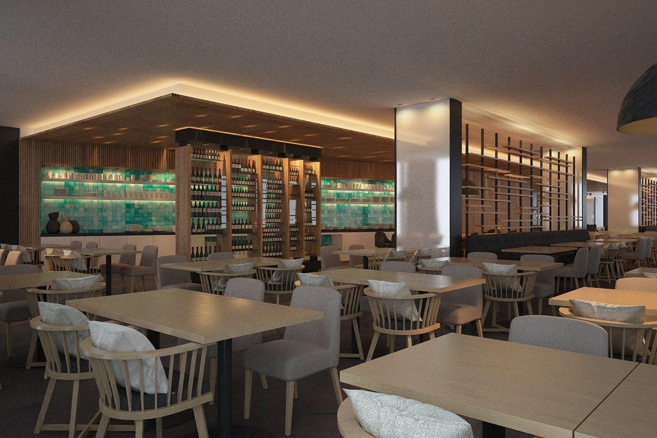 Pedras Do Mar Resort & Spa Fenais da Luz Bagian luar foto The interior of the restaurant